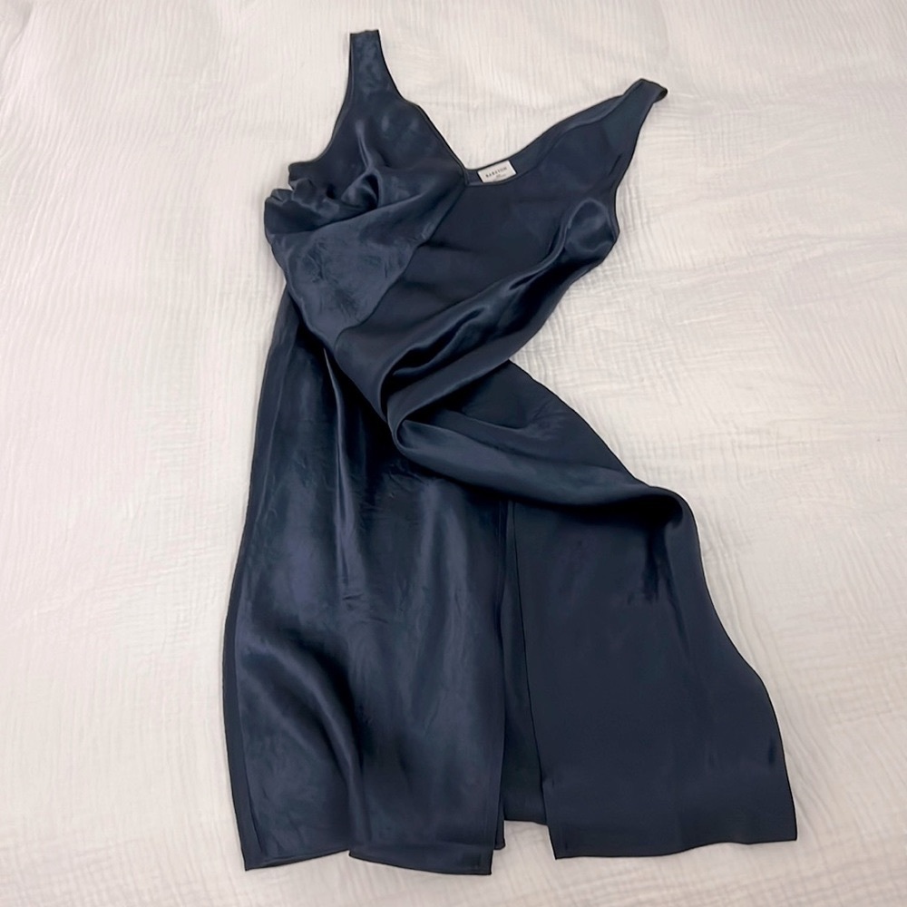 Aritzia Babaton Caspar Satin Slip Dress